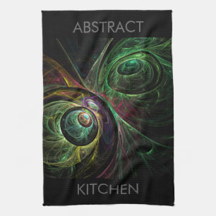 Eye to Eye Abstract Art Kitchen Towel
