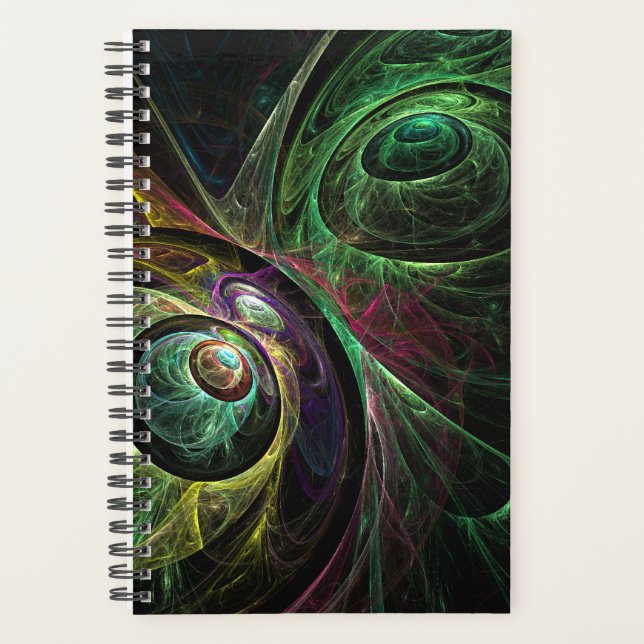 Eye to Eye Abstract Art Planner (Front)