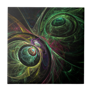 Eye to Eye Abstract Art Tile