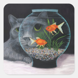 Eye to Eye Square Sticker