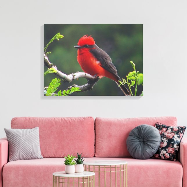 Eye to Eye Stretched Canvas Print (Insitu(LivingRoom))