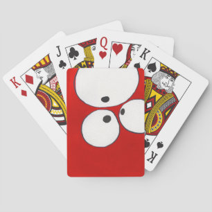 Eye to Eye to Eye, Red, Playing Cards