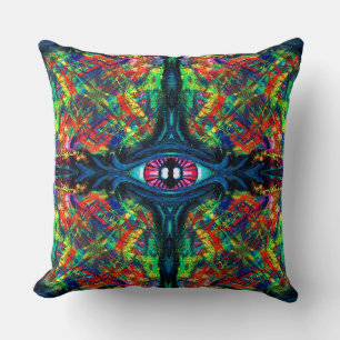 Eye Twisted and Trippy Painting Cushion