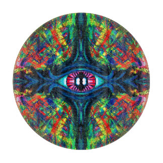 Eye Twisted and Trippy Painting Cutting Board