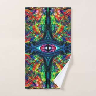 Eye Twisted and Trippy Painting Hand Towel