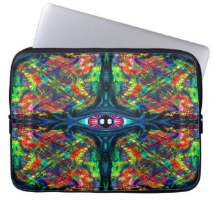 Eye Twisted and Trippy Painting Laptop Sleeve