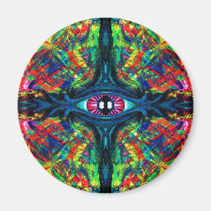 Eye Twisted and Trippy Painting Magnet