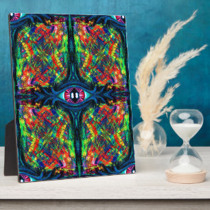 Eye Twisted and Trippy Painting Plaque