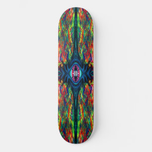 Eye Twisted and Trippy Painting Skateboard