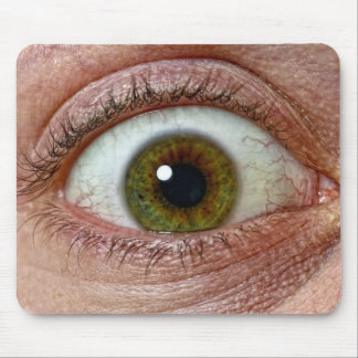 eye wide open mouse mat