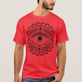 Eye with floral ornament tattoo T-Shirt