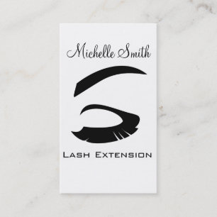 Eye with long lashes Lash Extension business card