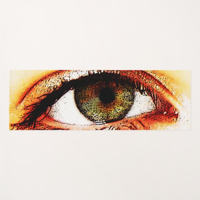 Eye ymcna yoga mat (Front (Horizontal))