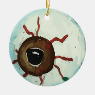 Eyeball #2 ceramic tree decoration