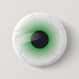 Eyeball 6 Cm Round Badge