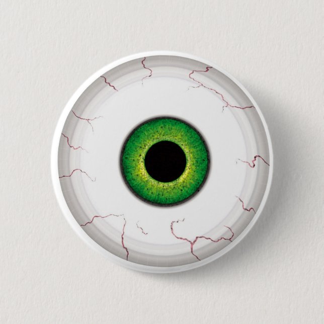 Eyeball 6 Cm Round Badge (Front)