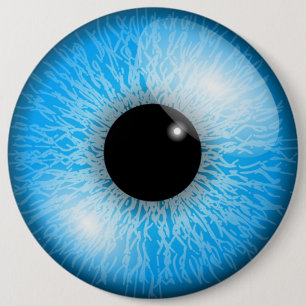 EYEBALL 6 CM ROUND BADGE