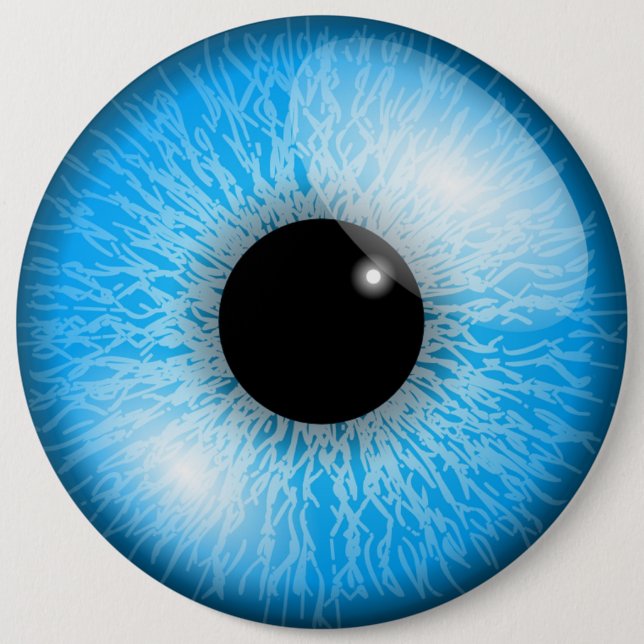 EYEBALL 6 CM ROUND BADGE (Front)