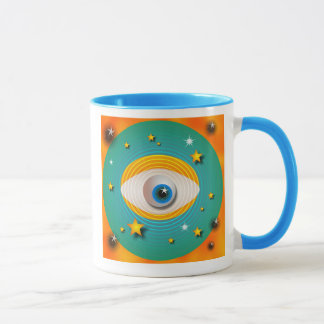 Eyeball Abstract Mug
