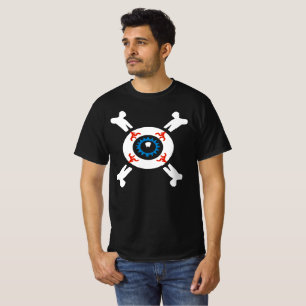 Eyeball-and-Crossbones for dark shirts 