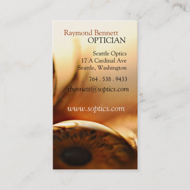 Eyeball Business Card (Front)