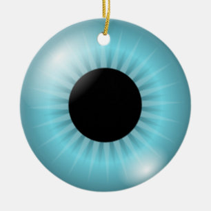 Eyeball Ceramic Tree Decoration