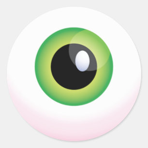 Eyeball Classic Round Sticker