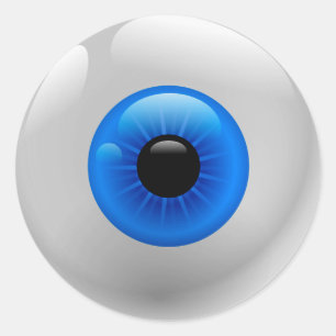 Eyeball Classic Round Sticker