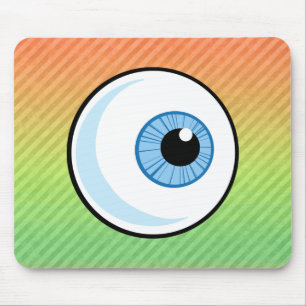 Eyeball design mouse mat