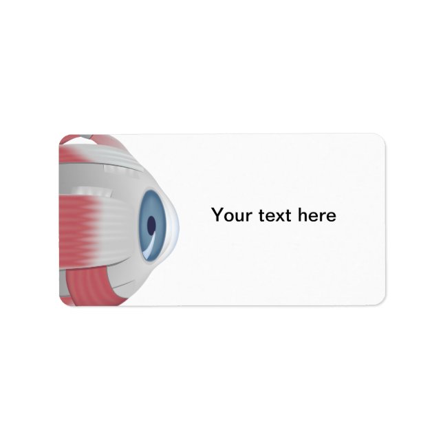 Eyeball Eye address Label (Front)