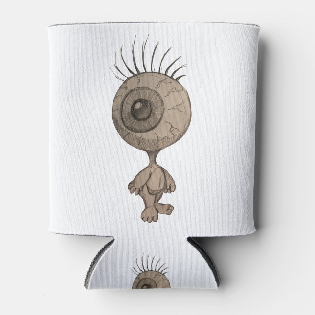 Eyeball Monster Can Cooler (Front)