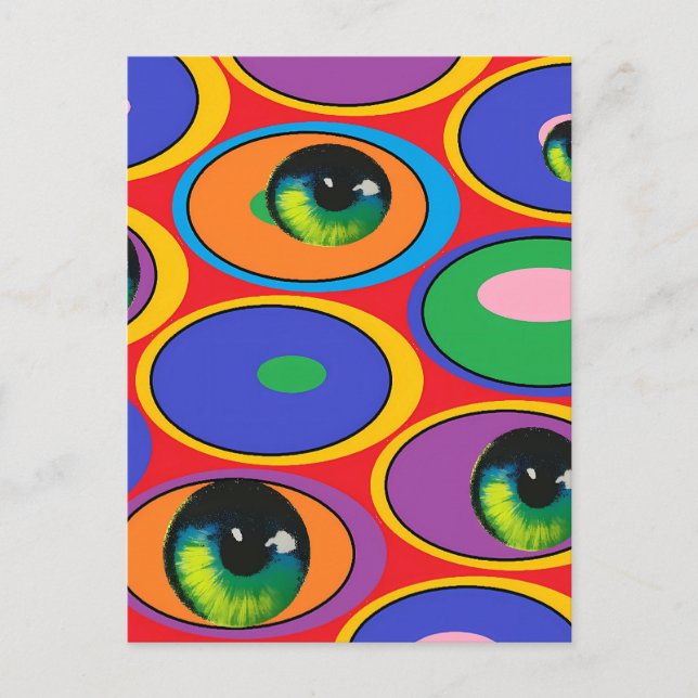 Eyeball Patch Postcard (Front)