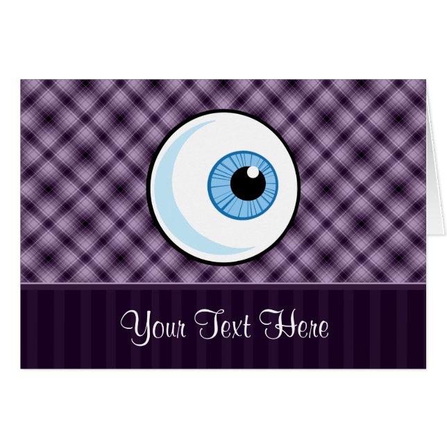 Eyeball; Purple (Front Horizontal)