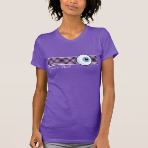 Eyeball; Purple T-Shirt