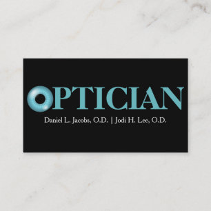 EyeBall Vision Clinic Doctor Optician Business Business Card