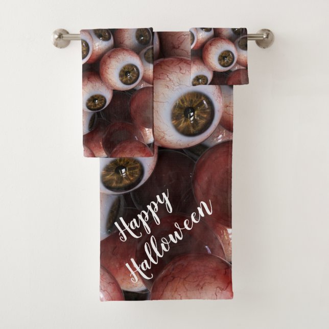 Eyeballs Bath Towel Set (Insitu)