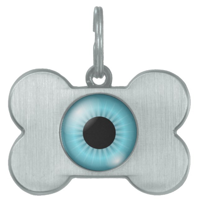 Eyeballs Pet Name Tag (Front)