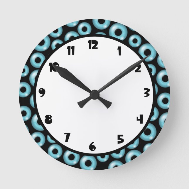 Eyeballs Round Clock (Front)