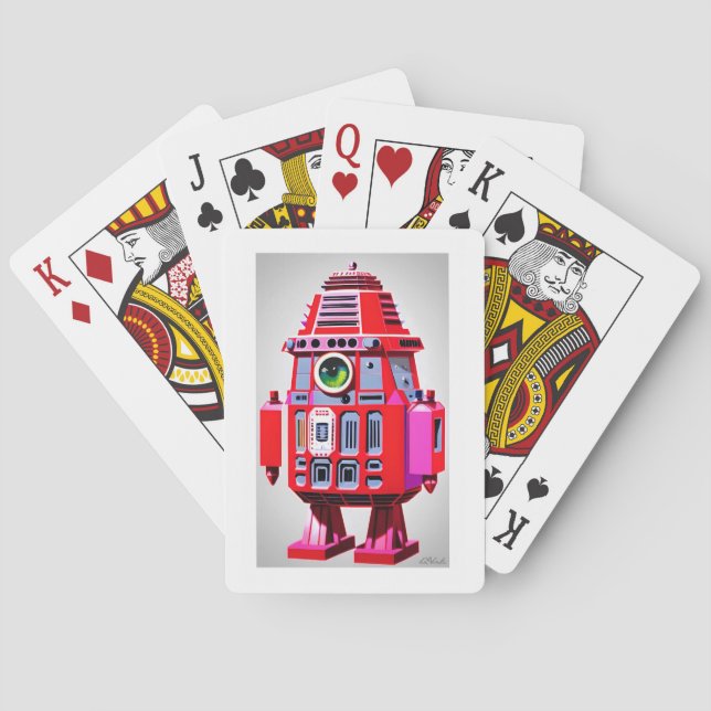 Eyebotics Ken Gauge Sci-Fi Playing Cards (Back)