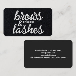 Eyebrow Brows Business Card