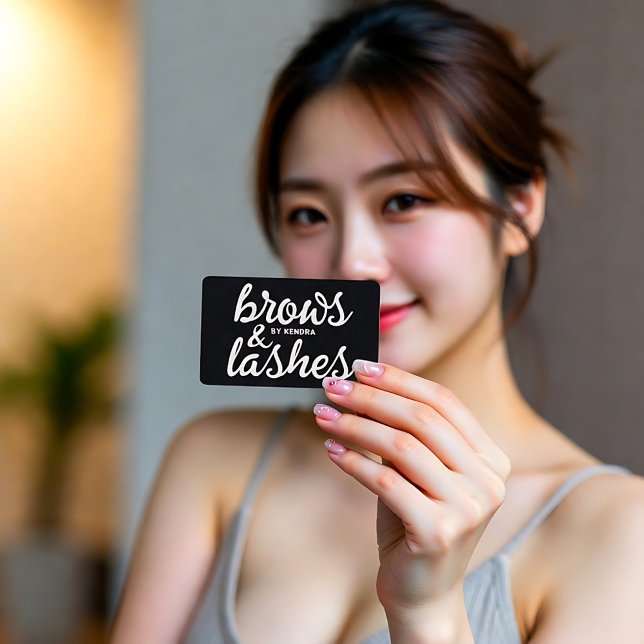 Eyebrow Brows Business Card (Eyebrow Business Cards)