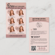 Eyebrow Microblading Aftercare Instructions Busine