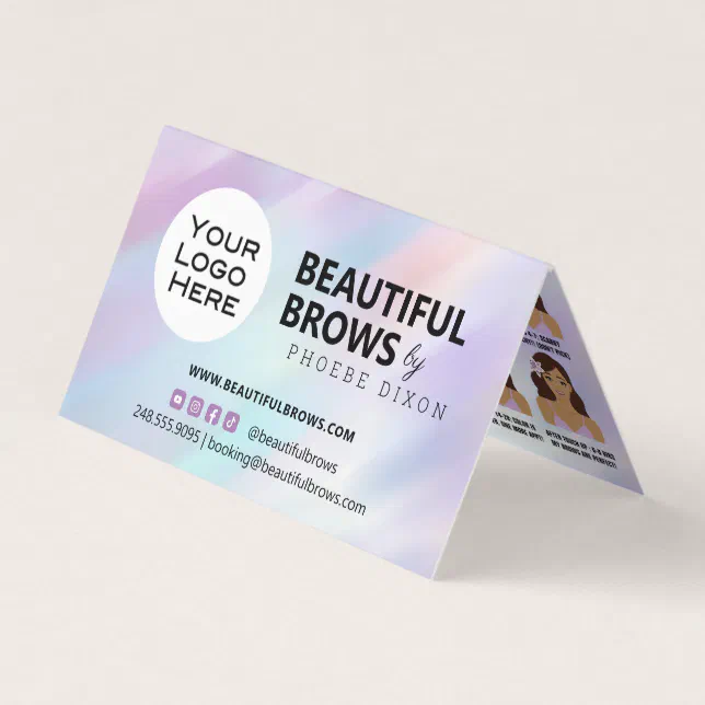 Eyebrow Microblading Brow Aftercare & Appointment Business Card | Zazzle