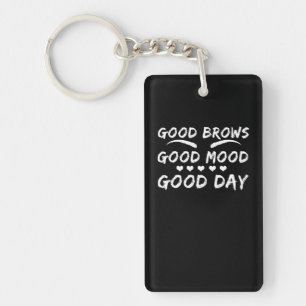 Eyebrow Microblading Good Brows Mood Day Key Ring