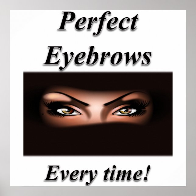 Eyebrows Poster Matte (Front)