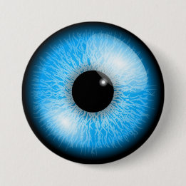 EyeButton 7.5 Cm Round Badge