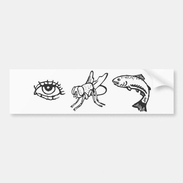 EyeFlyFish Bumper Sticker (Front)