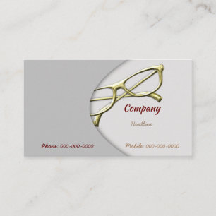 Eyeglasses Business Card