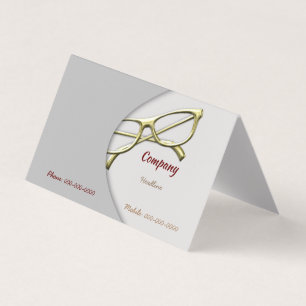 Eyeglasses Business Card