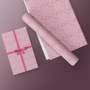 Eyeglasses Eyewear Frames Seamless Pattern In Pink Wrapping Paper